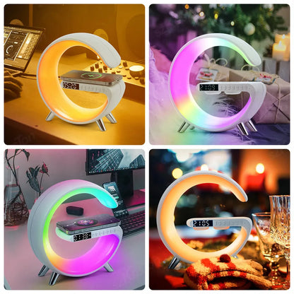 PowerPod™ RGB Multifunctional Wireless Charger Alarm Clock Speaker - Nymex